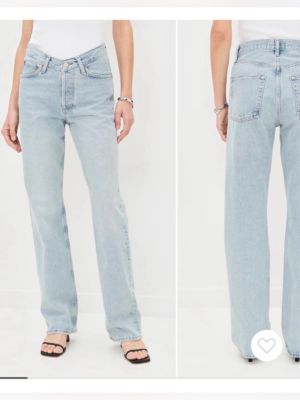 Agolde V Waist Kelly Straight Jeans
